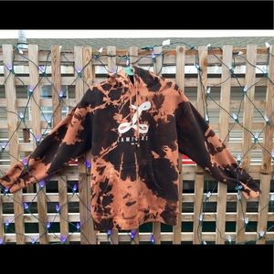 Custom Bleach Tie-dye Cotton Hoodie from PNW